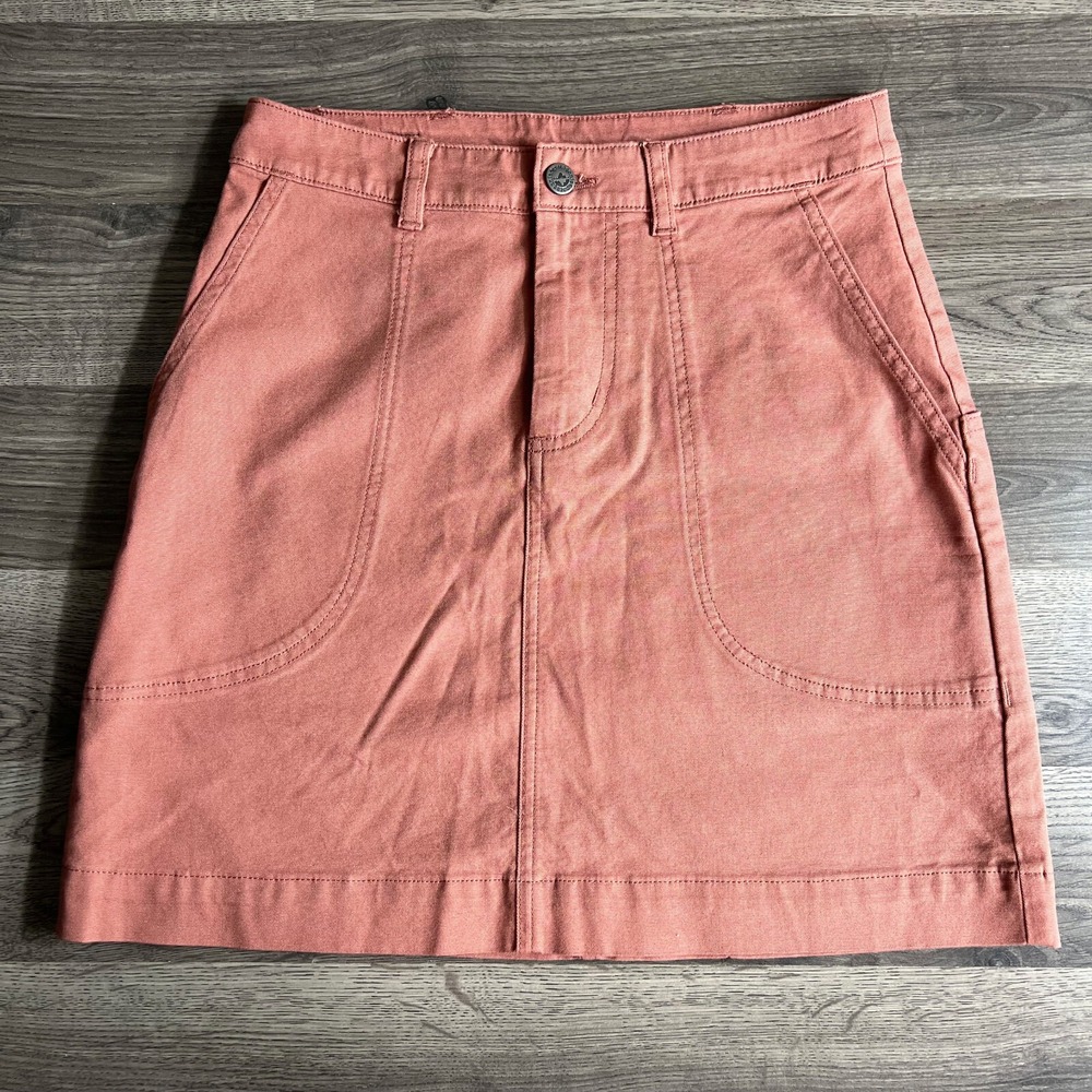 Patagonia Skirt Womans Size 2 Stand Up Century Pink Above Knee Straight Fit NWT
